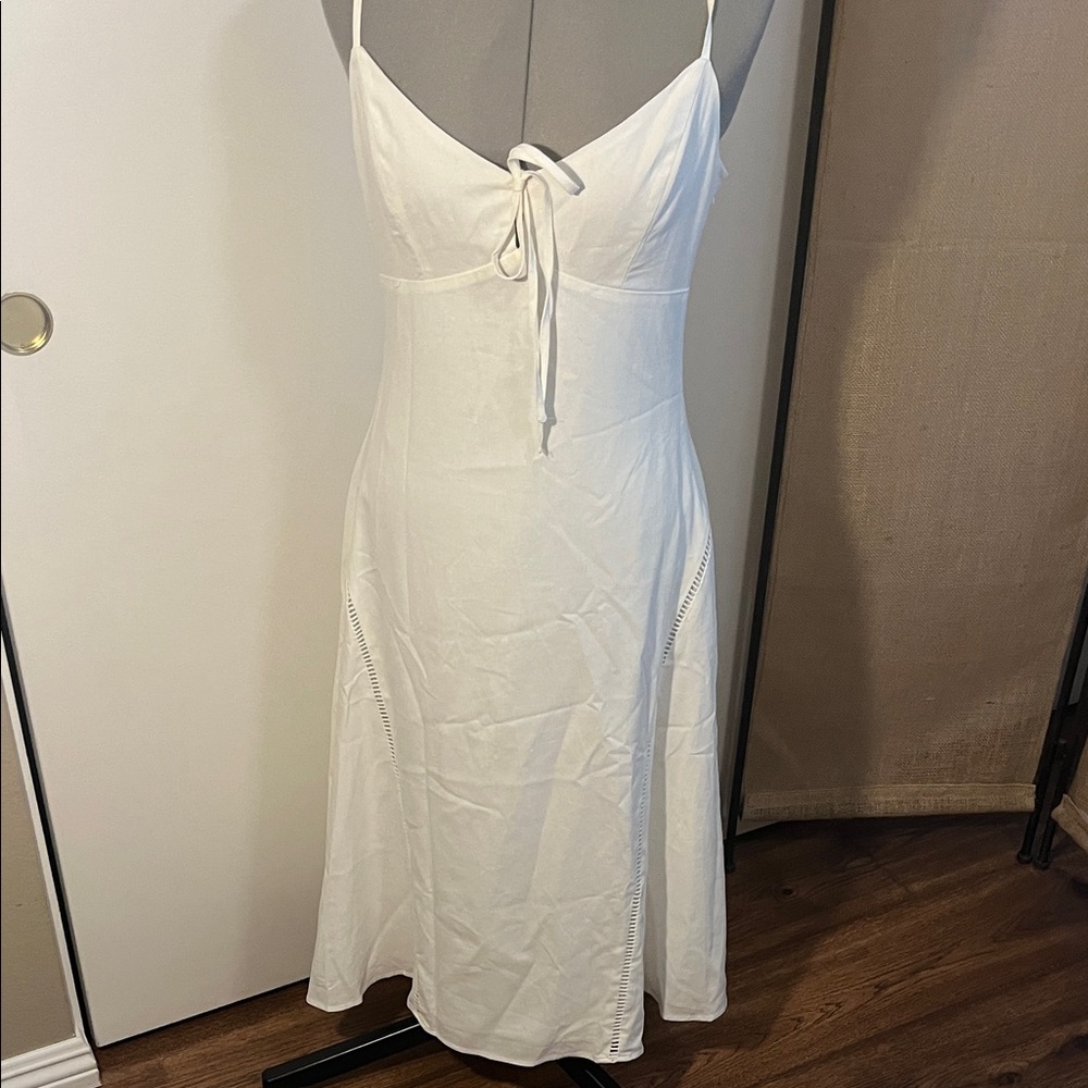 Lulu's White Maxi Dress